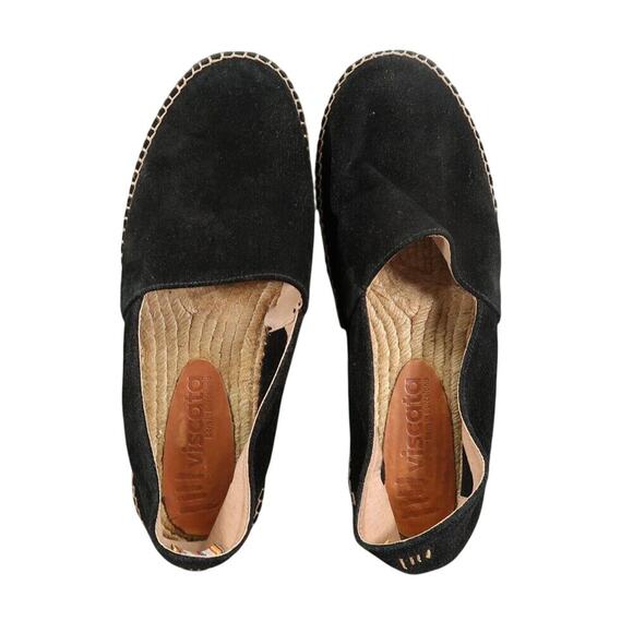 Viscata Shoes Womens 41 Flats Espadrille Loafers Slip On Boho Leather Fashion - Picture 6 of 14